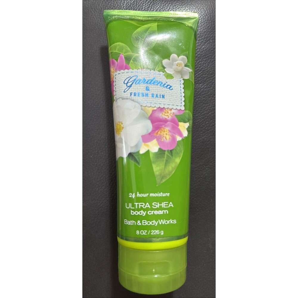 Bath & Body Works Gardenia & Fresh Rain Ultra Shea Cream 8oz New